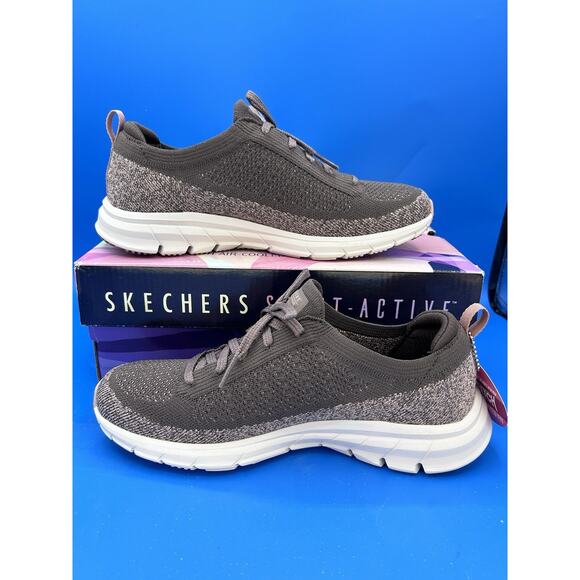 Sketchers Sport Women's Pure Flex Pulse Sneaker Brown Size 7 Sport Active - Picture 2 of 7